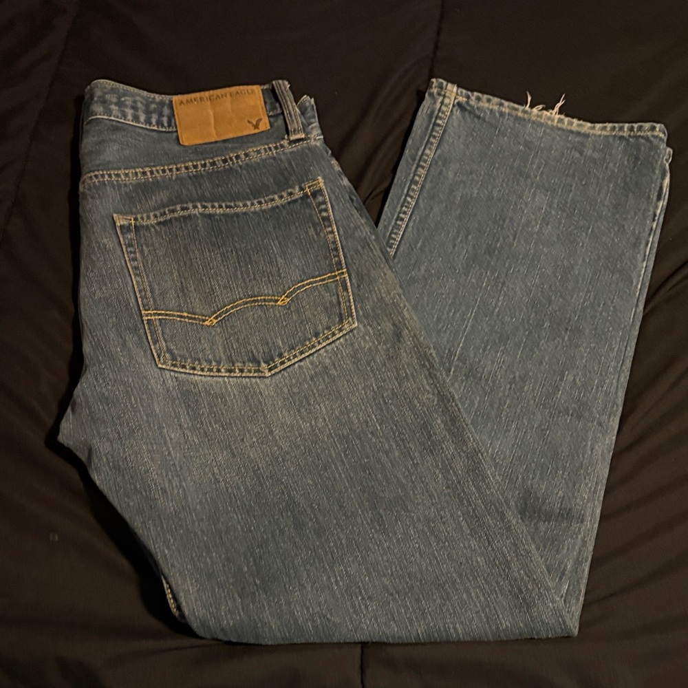 American Eagle Outfitters Relaxed Blue Jeans